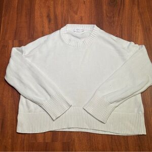 Everlane Cream Crewneck Sweater